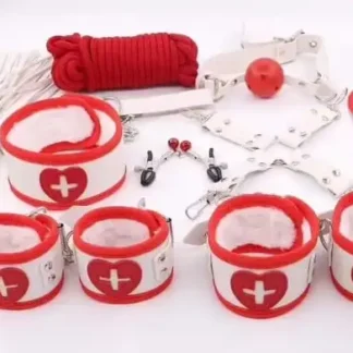 KIT BONDAGE - ENFERMERA - 9 PIEZAS