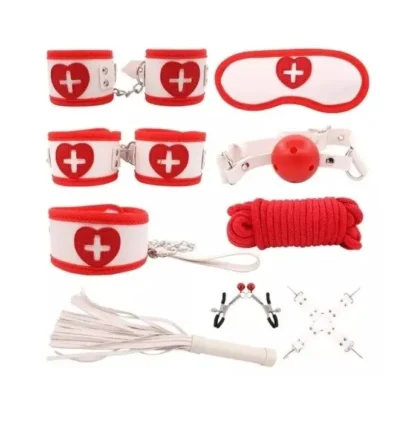 KIT BONDAGE - ENFERMERA - 9 PIEZAS - Image 2