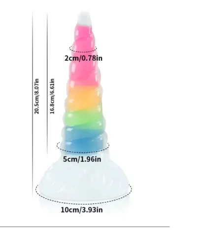 DILDO NEON - UNICORNIO - FLUORESCENTE - Image 4