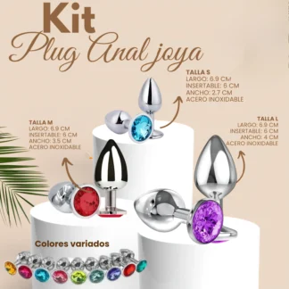 KIT PLUGS ANALES (3 Tallas: S-M-L)