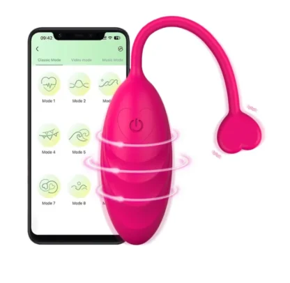 HUEVO VIBRADOR APP – ROSE RED