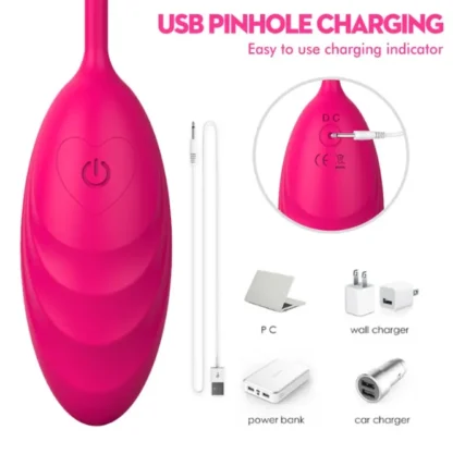 HUEVO VIBRADOR APP – ROSE RED - Image 4