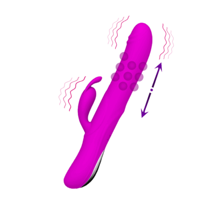 DILDO VIBRADOR BYRON - CON ROTACIÓN INTERNA Y ESTIMULADOR DE CLÍTORIS - Image 2